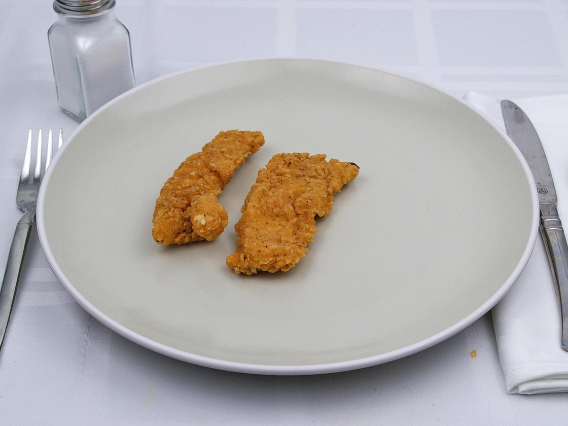 Calories in 2 piece(s) of Carl's Jr - Chicken Tenders