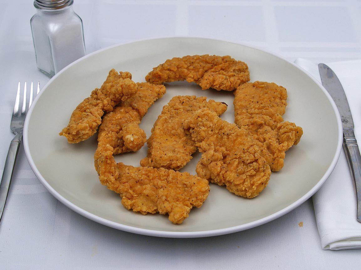 Calories in 7 piece(s) of Carl's Jr - Chicken Tenders