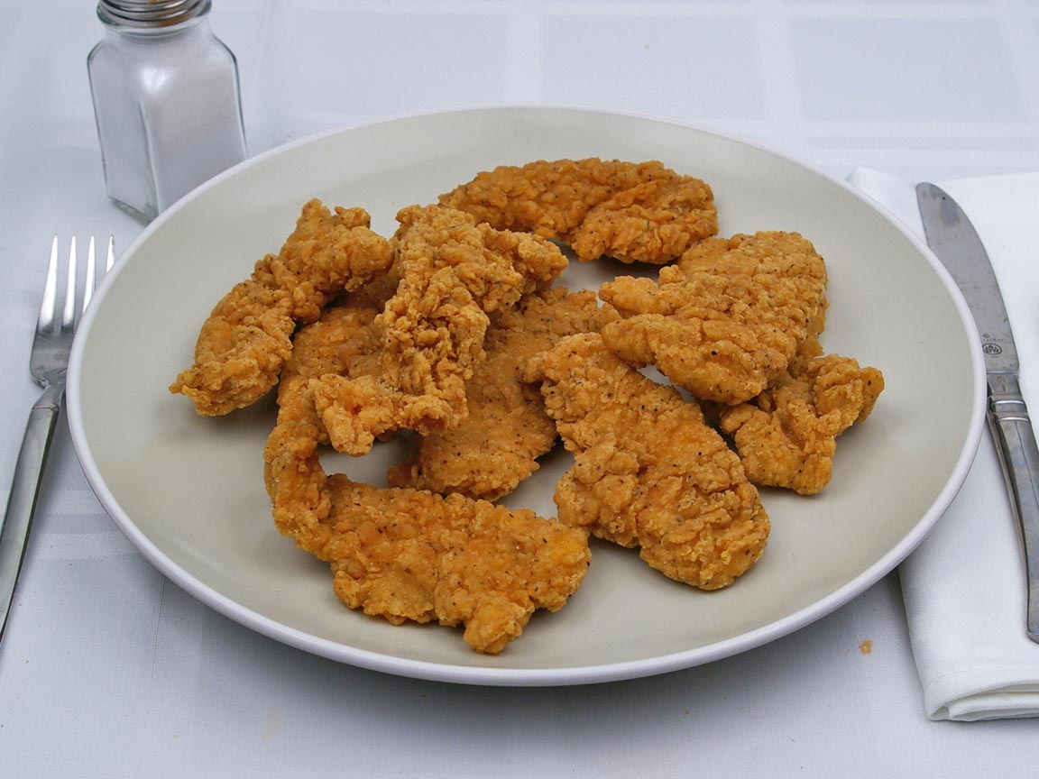Calories in 9 piece(s) of Carl's Jr - Chicken Tenders
