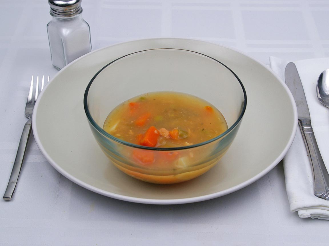 Calories in 1 cup(s) of Chicken Vegetable Soup