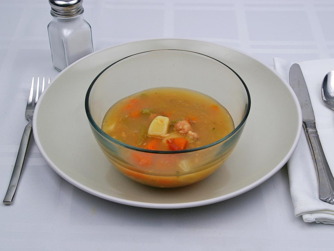 Calories in 1.25 cup(s) of Chicken Vegetable Soup