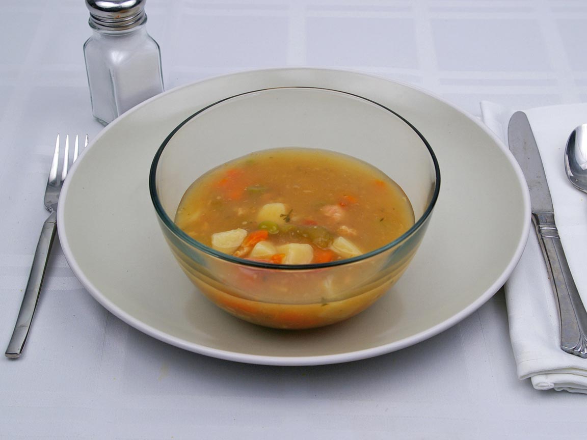 Calories in 1.5 cup(s) of Chicken Vegetable Soup