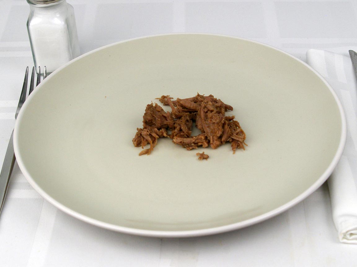 Calories in 28 grams of Chipotle Barbacoa