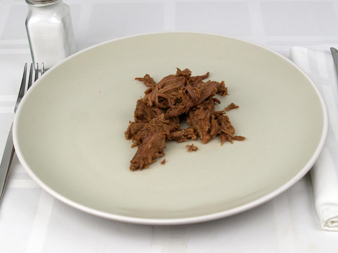Calories in 56 grams of Chipotle Barbacoa