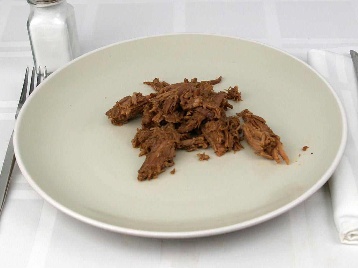 Calories in 85 grams of Chipotle Barbacoa