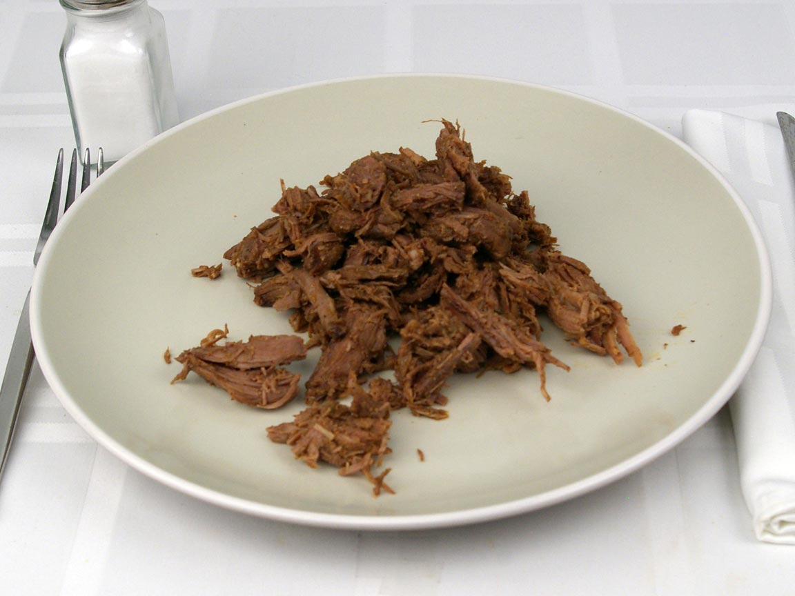 Calories in 170 grams of Chipotle Barbacoa