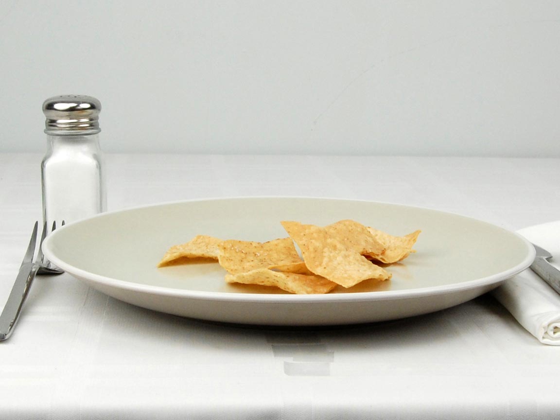 Calories in 14 grams of Chipotle Tortilla Chips