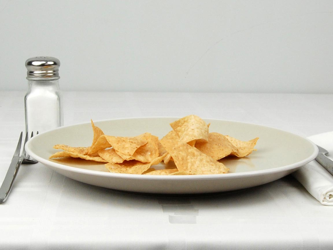 Calories in 28 grams of Chipotle Tortilla Chips