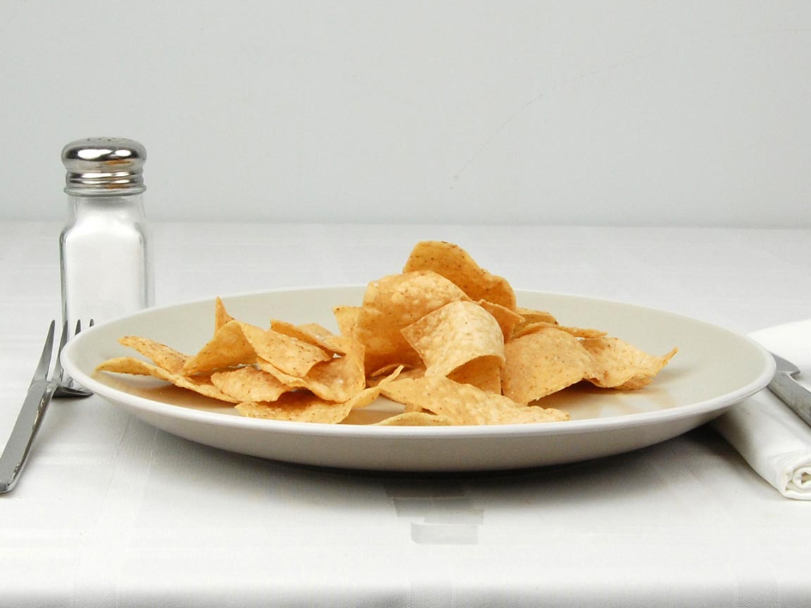 Calories in 42 grams of Chipotle Tortilla Chips
