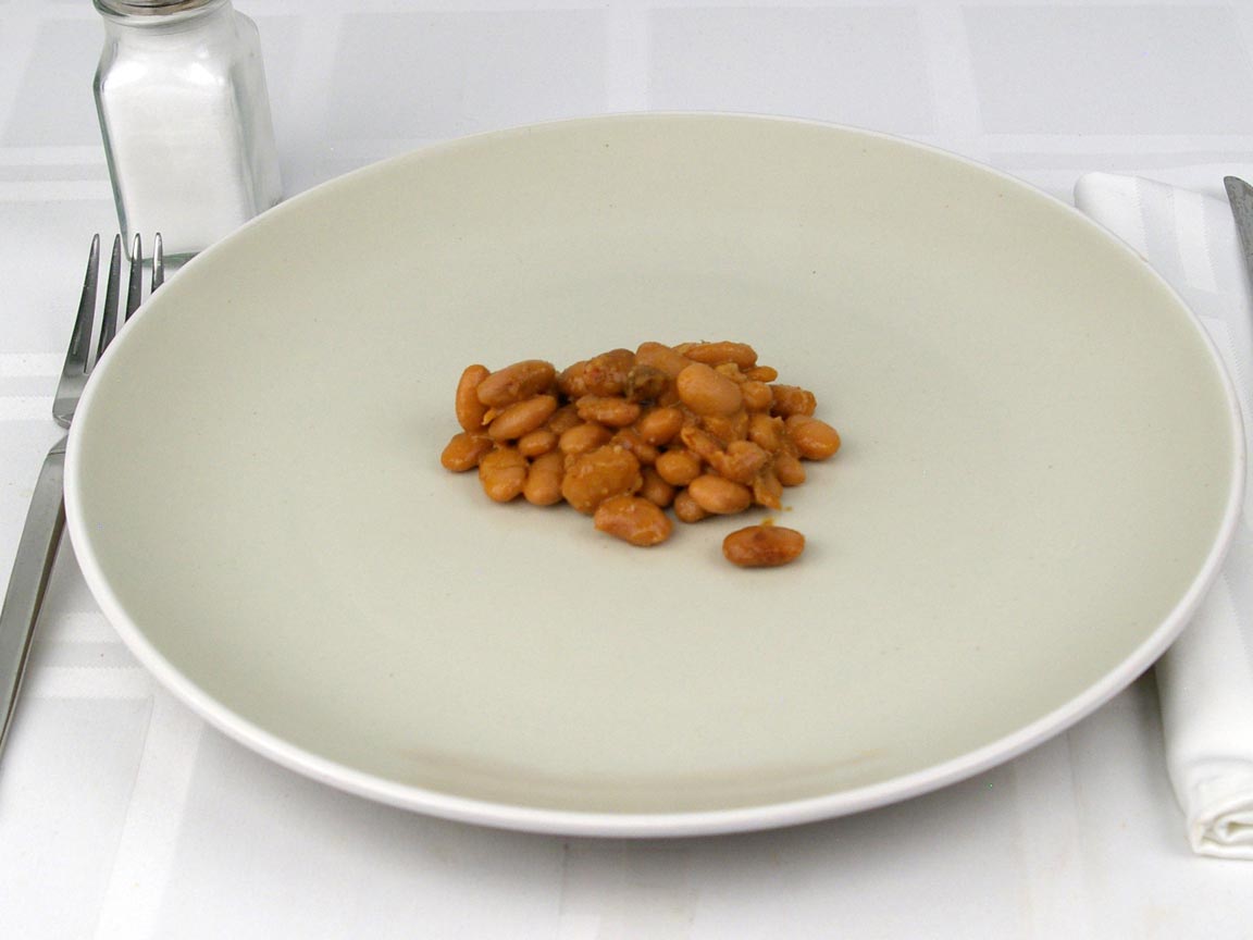 Calories in 0.25 cup(s) of Chipotle Pinto Beans