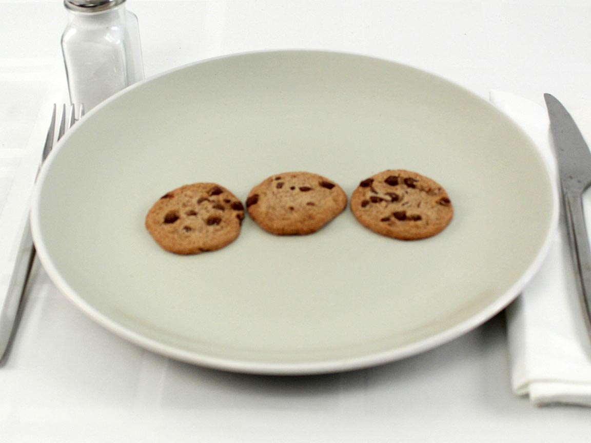Calories in 3 cookie(s) of Chips Ahoy Thins