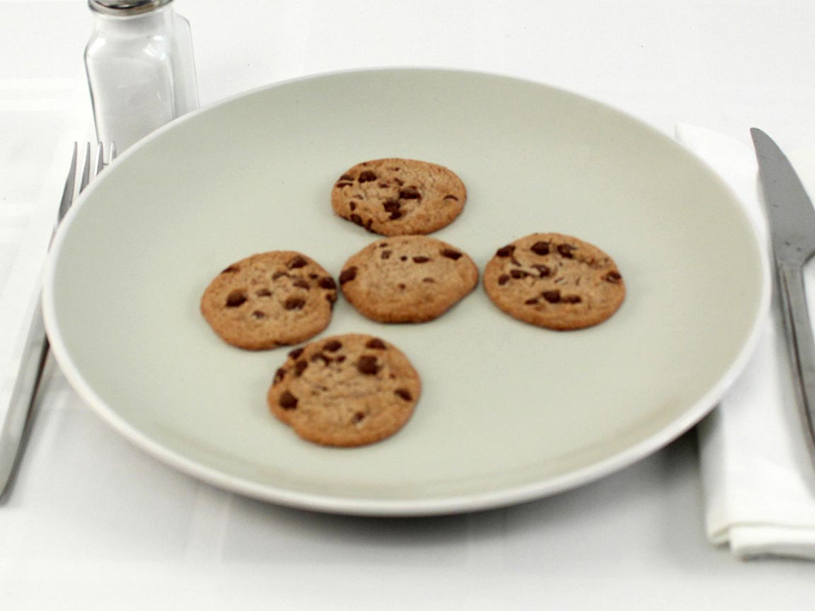 Calories in 5 cookie(s) of Chips Ahoy Thins