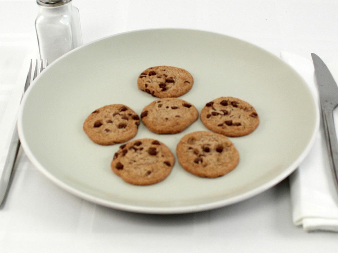 Calories in 6 cookie(s) of Chips Ahoy Thins