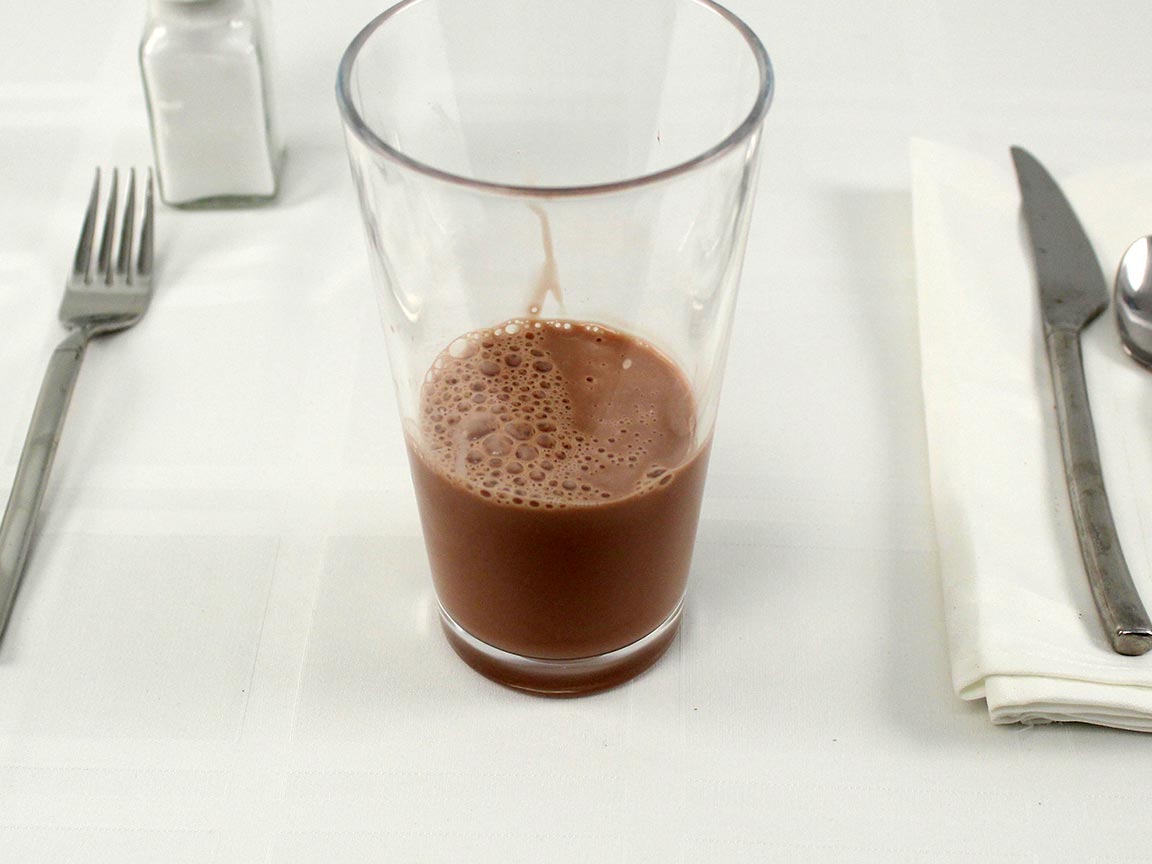 Calories in 6 fl oz(s) of Chocolate Milk - no sugar added - 1% 