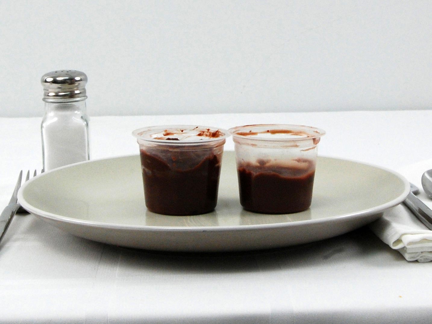 Calories in 1.5 container(s) of Sugar Free Chocolate Pudding Snacks