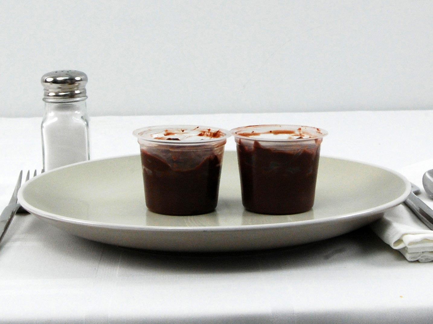 Calories in 2 container(s) of Sugar Free Chocolate Pudding Snacks