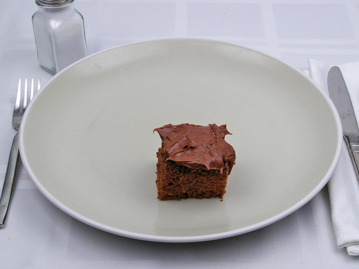 Calories in 1 piece(s) of Chocolate Cake - With Frosting - Avg
