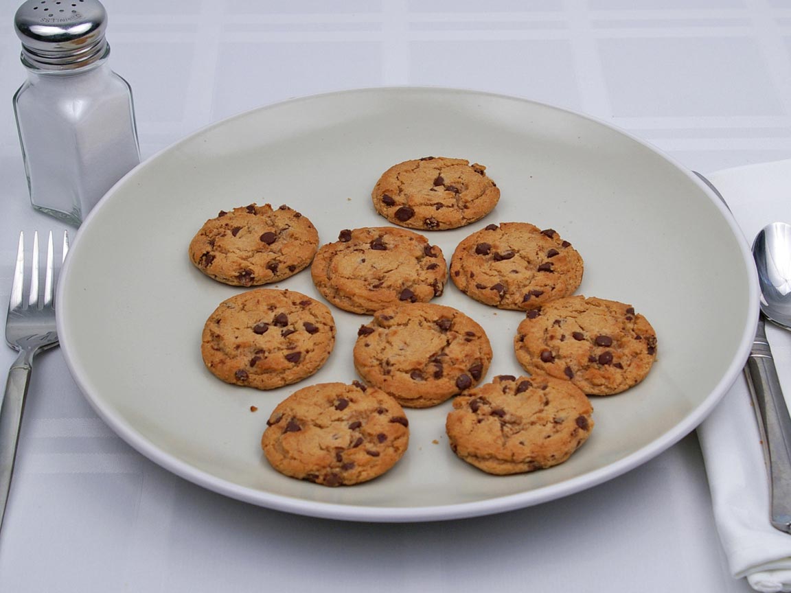 Calories in 9 cookie of Chips Ahoy - Reduced Fat