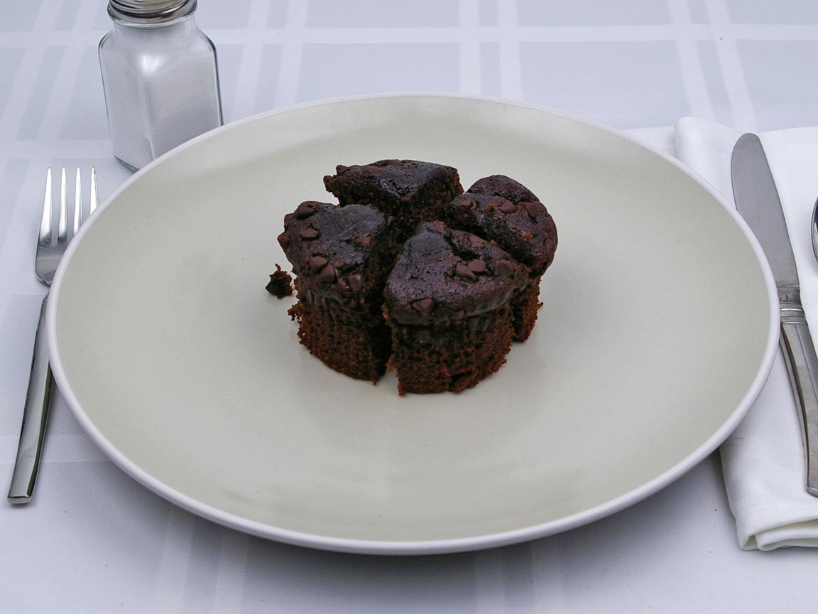 Calories in 1 muffin(s) of Chocolate Chocolate Chip Muffin