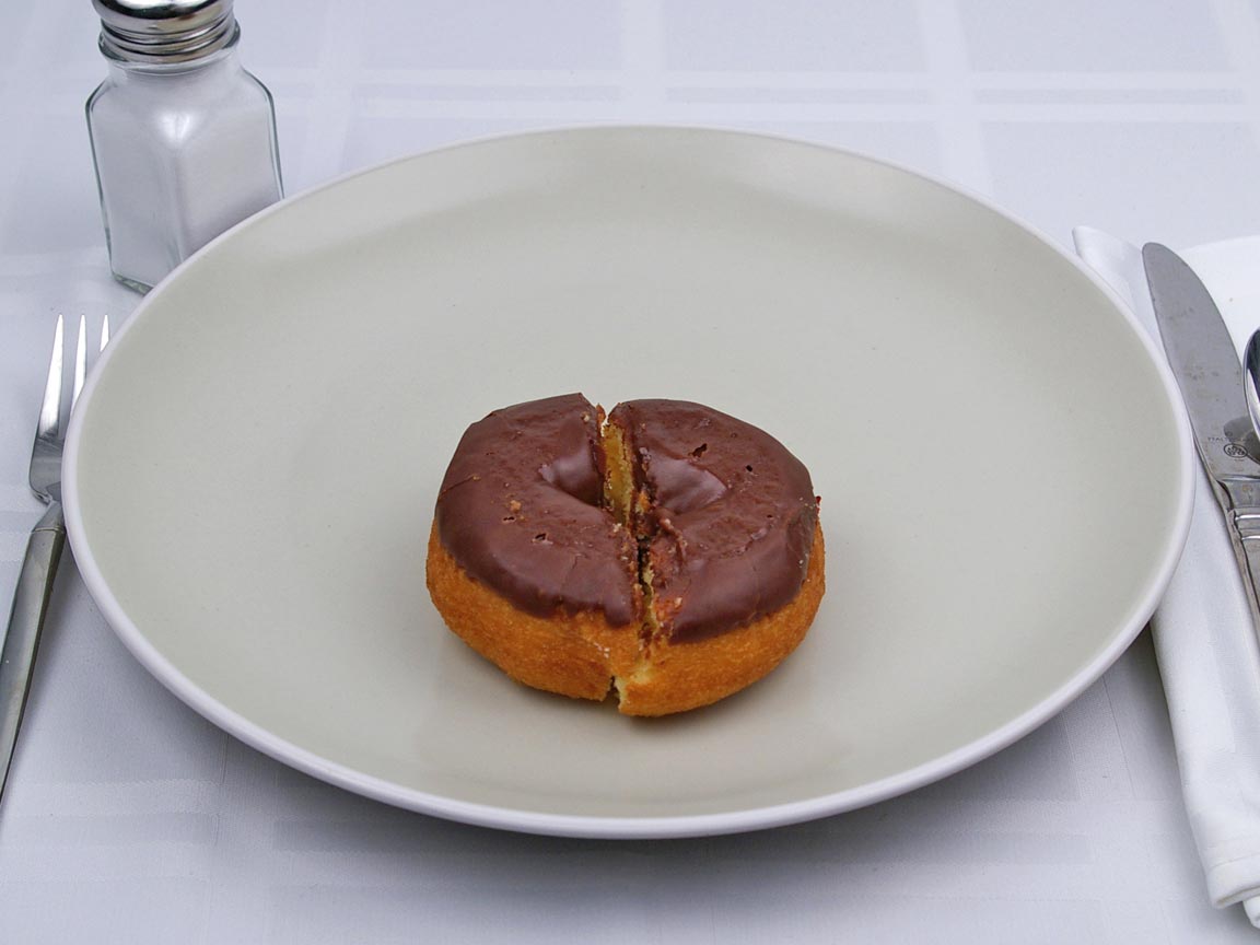 Calories in 1 donut(s) of Chocolate Iced Donut