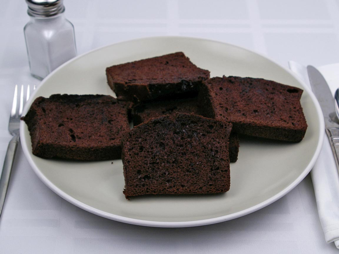 Calories in 5 slice(s) of Chocolate Loaf Cake