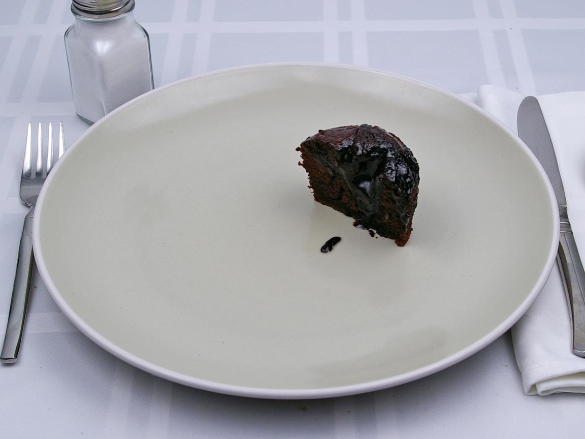 Calories in 0.5 cake(s) of Chocolate Lava Cake