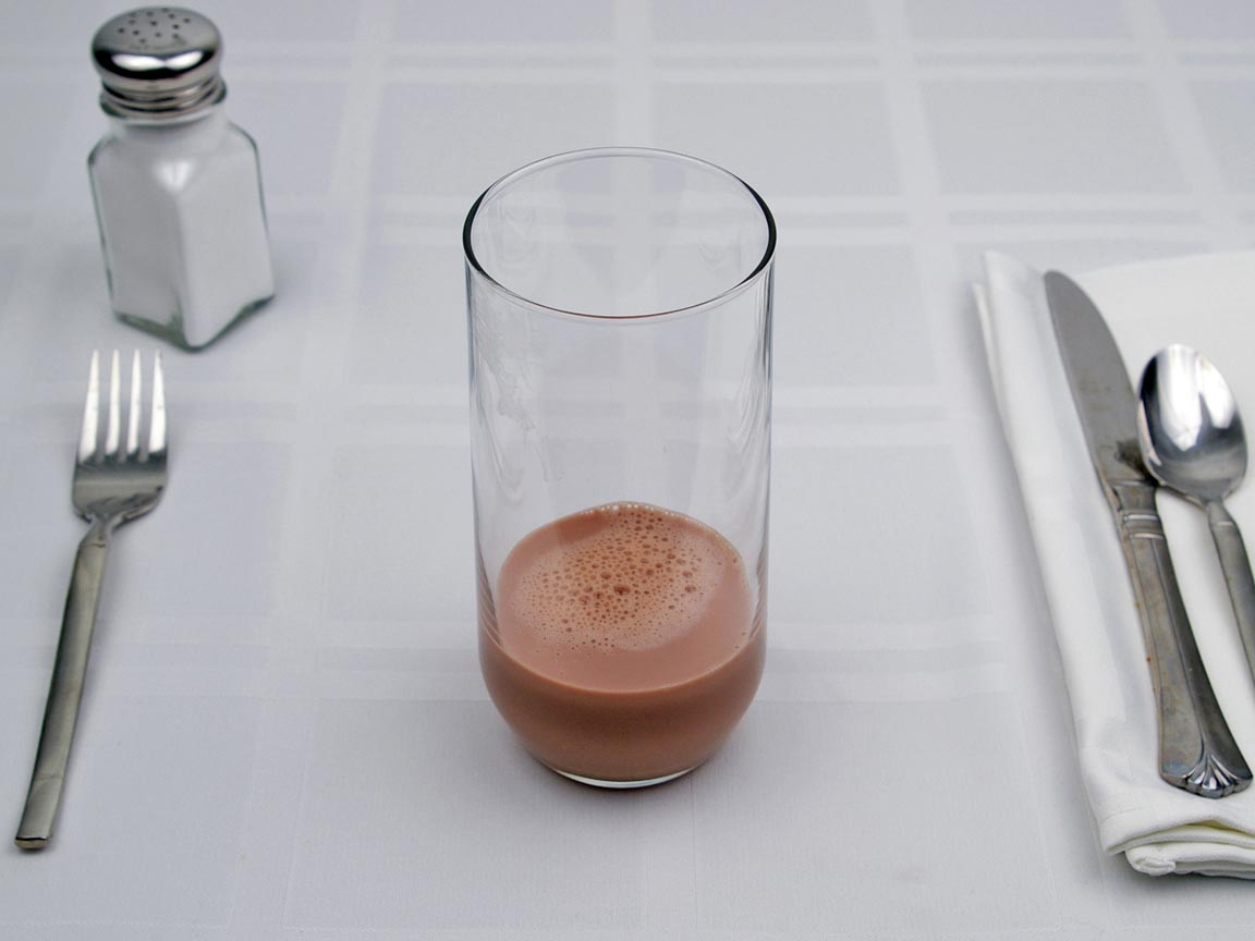 Calories in 4 fl oz(s) of Chocolate Milk 2% - Avg