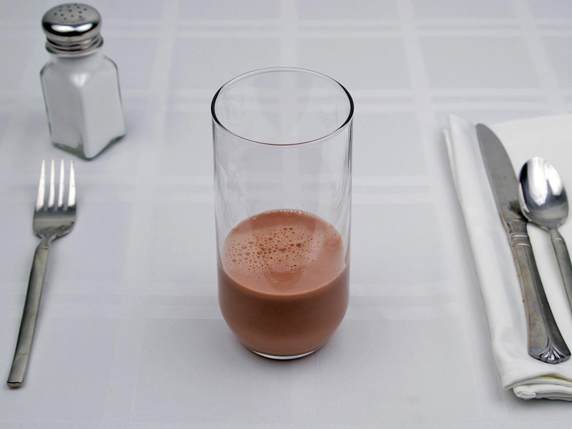 Calories in 6 fl oz(s) of Chocolate Milk 1% - Avg