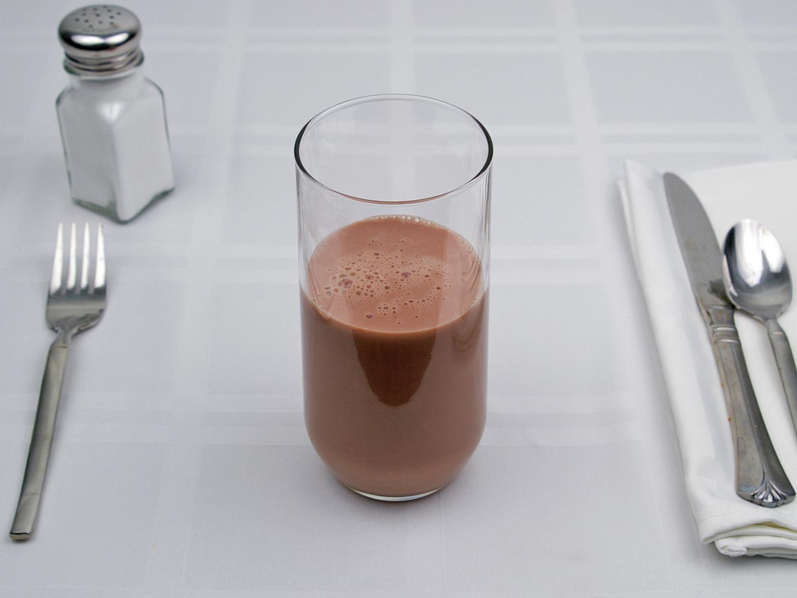Calories in 11 fl oz(s) of Chocolate Milk - Whole - Avg
