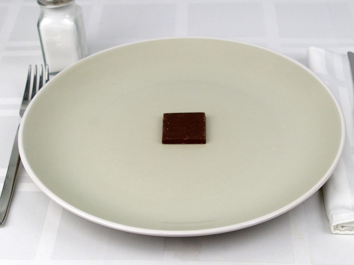 Calories in 1 piece(s) of Chocolate Square - Sugar Free