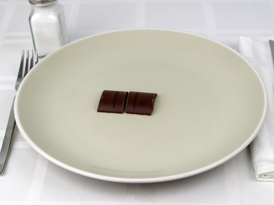 Calories in 0.5 bar(s) of Chocolate Bar - Sugar Free