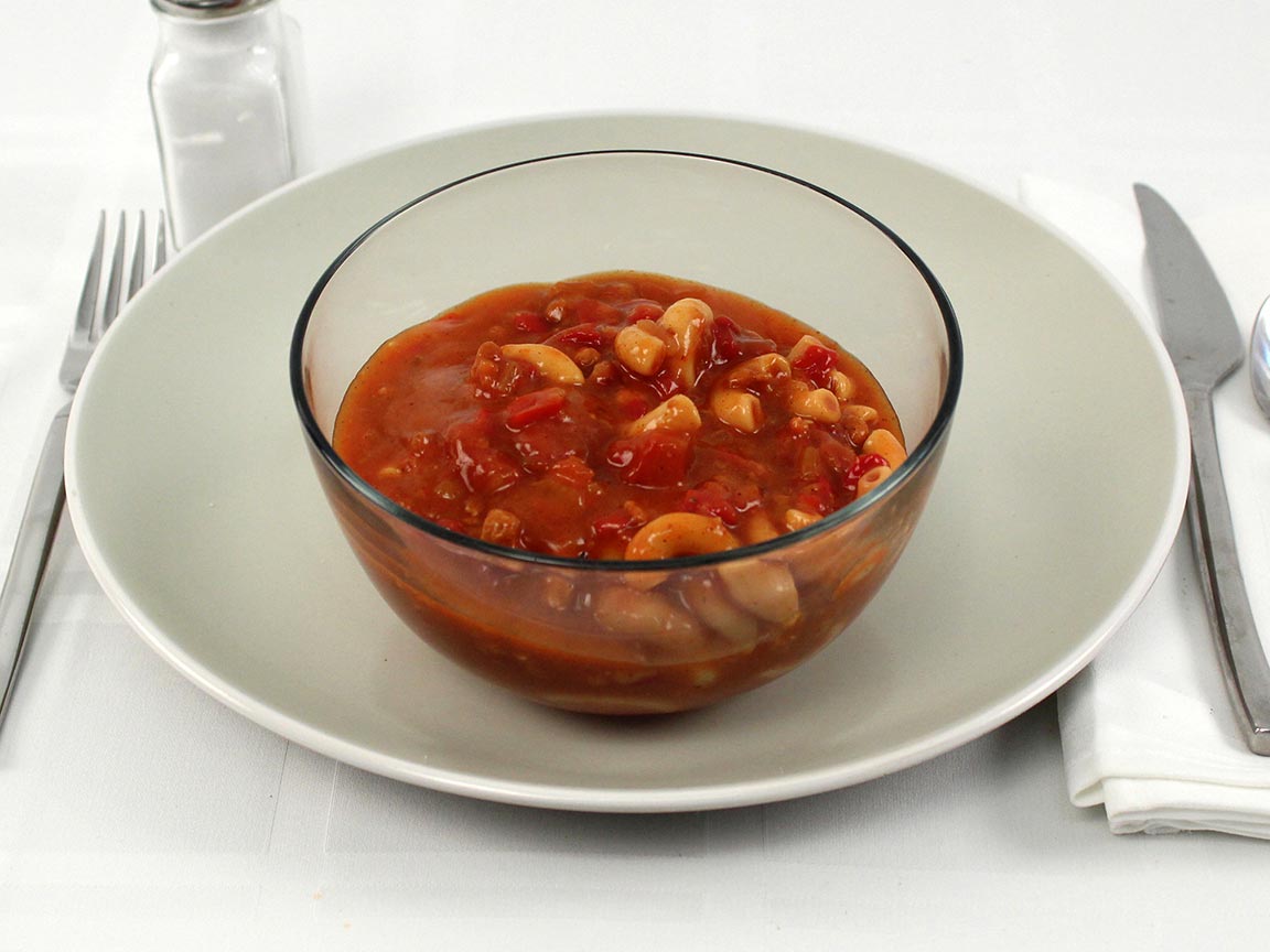 Calories in 2 cup(s) of Chunky Chili Mac Soup