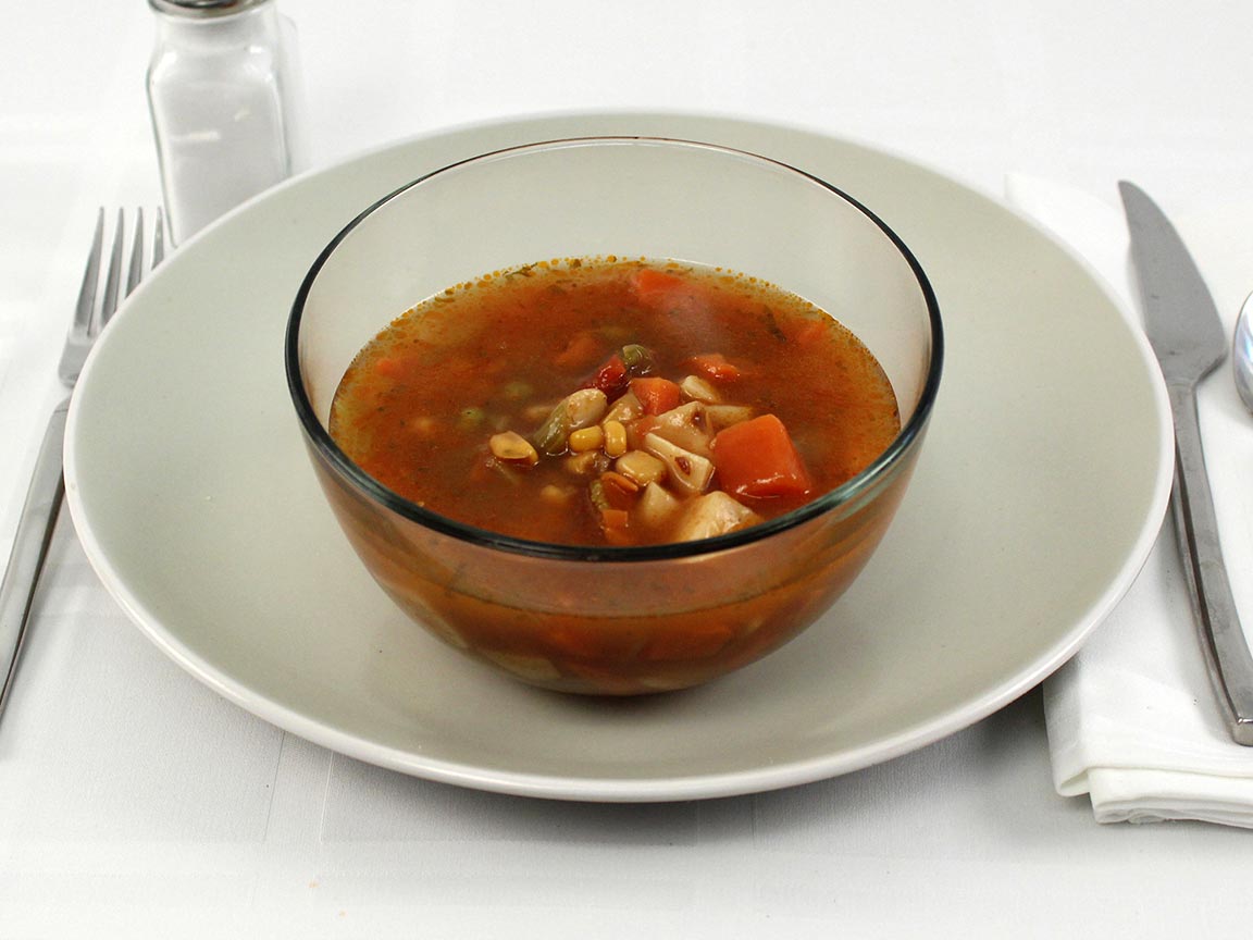 Calories in 1.75 cup(s) of Chunky Vegetable Beef Soup
