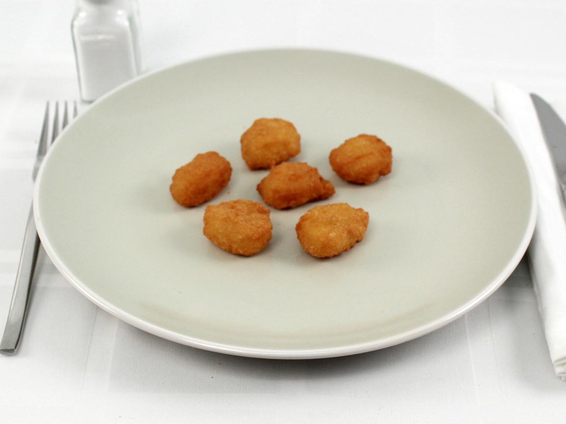 Calories in 6 piece(s) of Church's Sweet Corn Nuggets