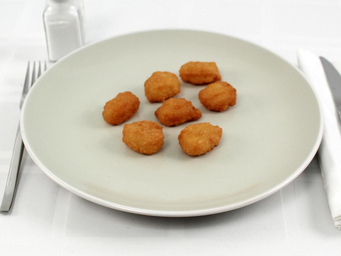 Calories in 7 piece(s) of Church's Sweet Corn Nuggets