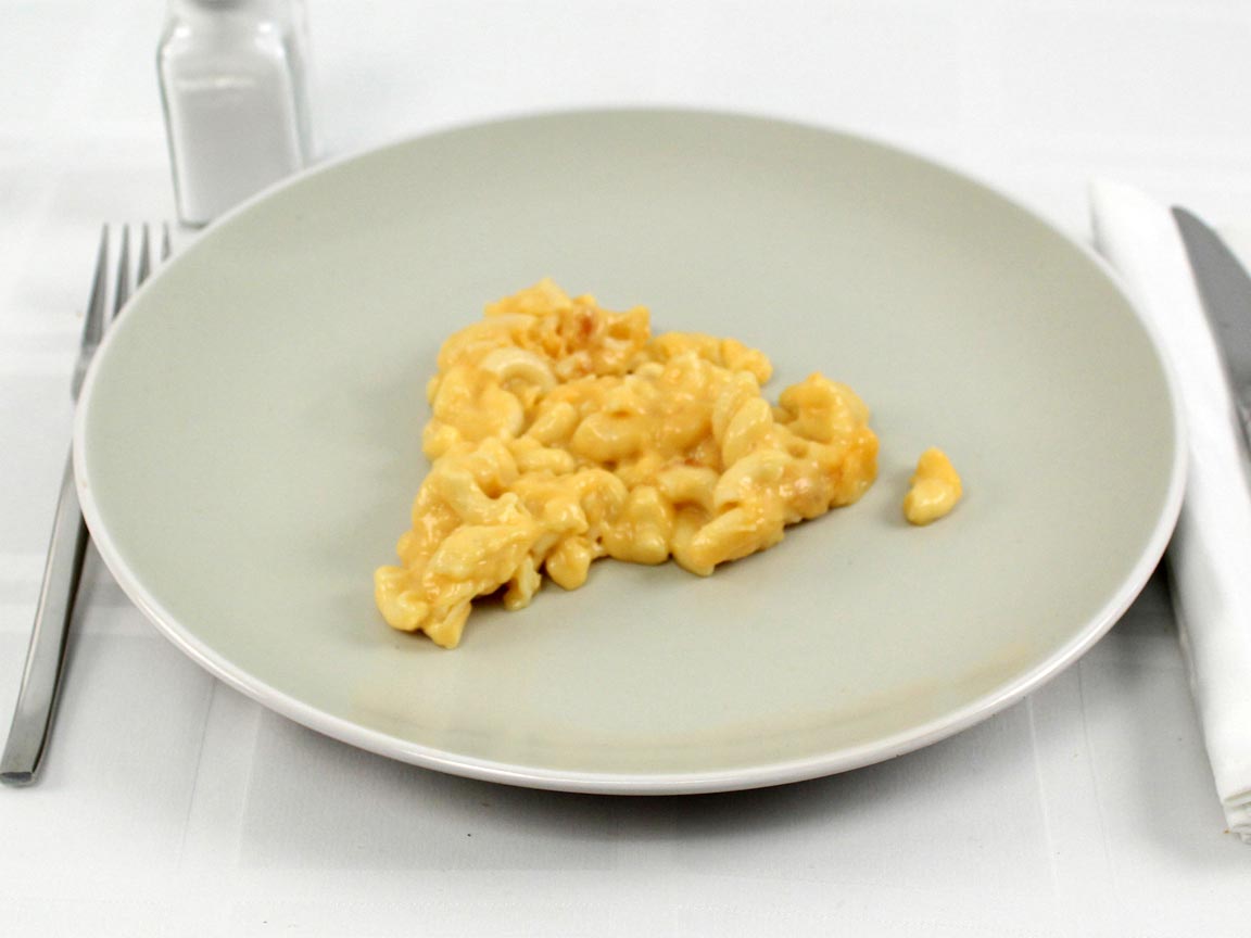 Calories in 1.04 small(s) of Church's Macaroni & Cheese 