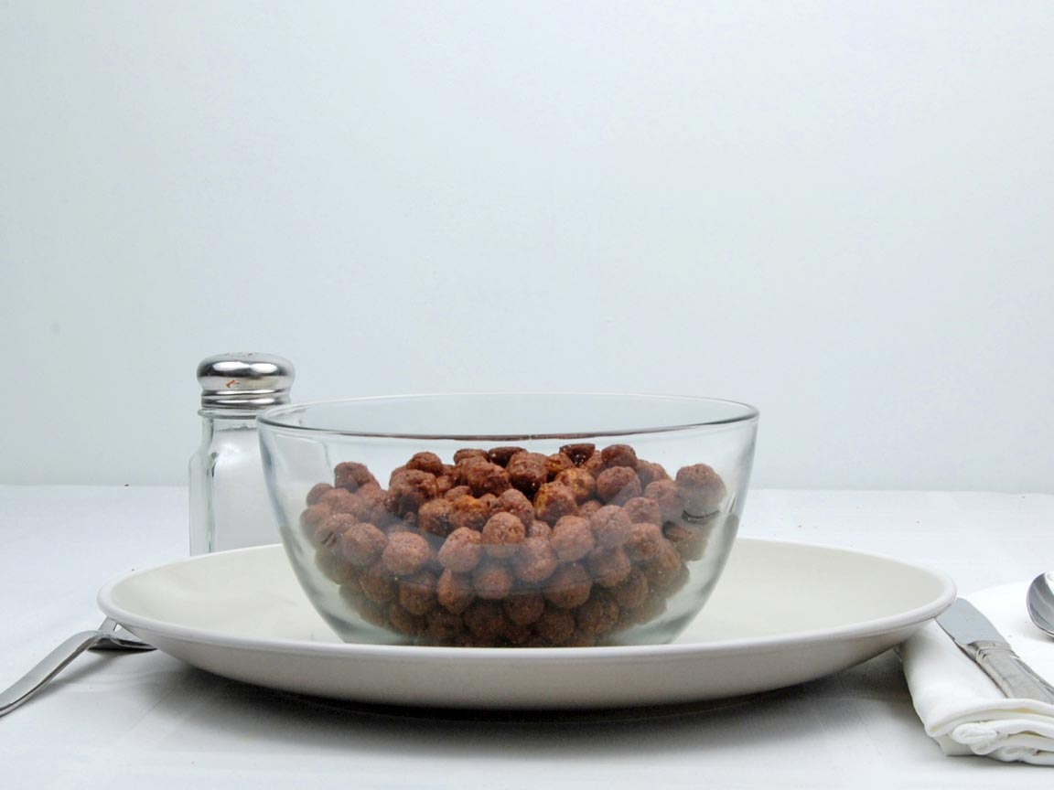 Calories in 1.75 cup(s) of Cocoa Puffs Cereal