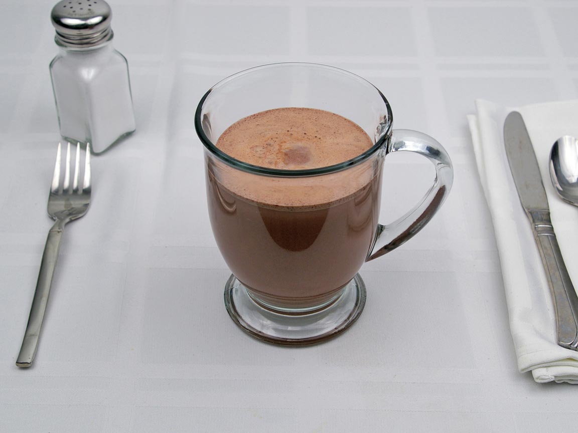 Calories in 12 fl oz(s) of Cocoa (Hot Chocolate) -  Non Fat Milk