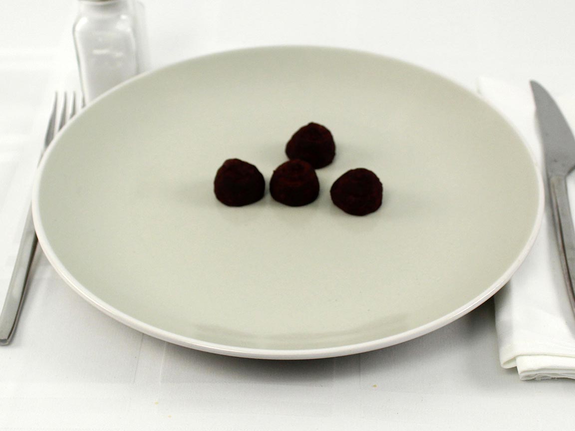 Calories in 4 piece(s) of Cocoa Dusted Truffles