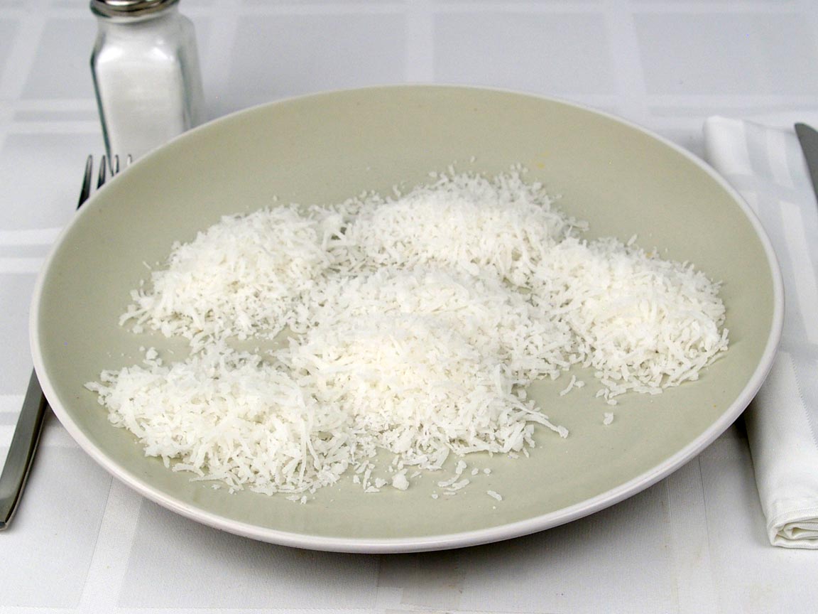 Calories in 85 grams of Coconut Flakes - Sweetened