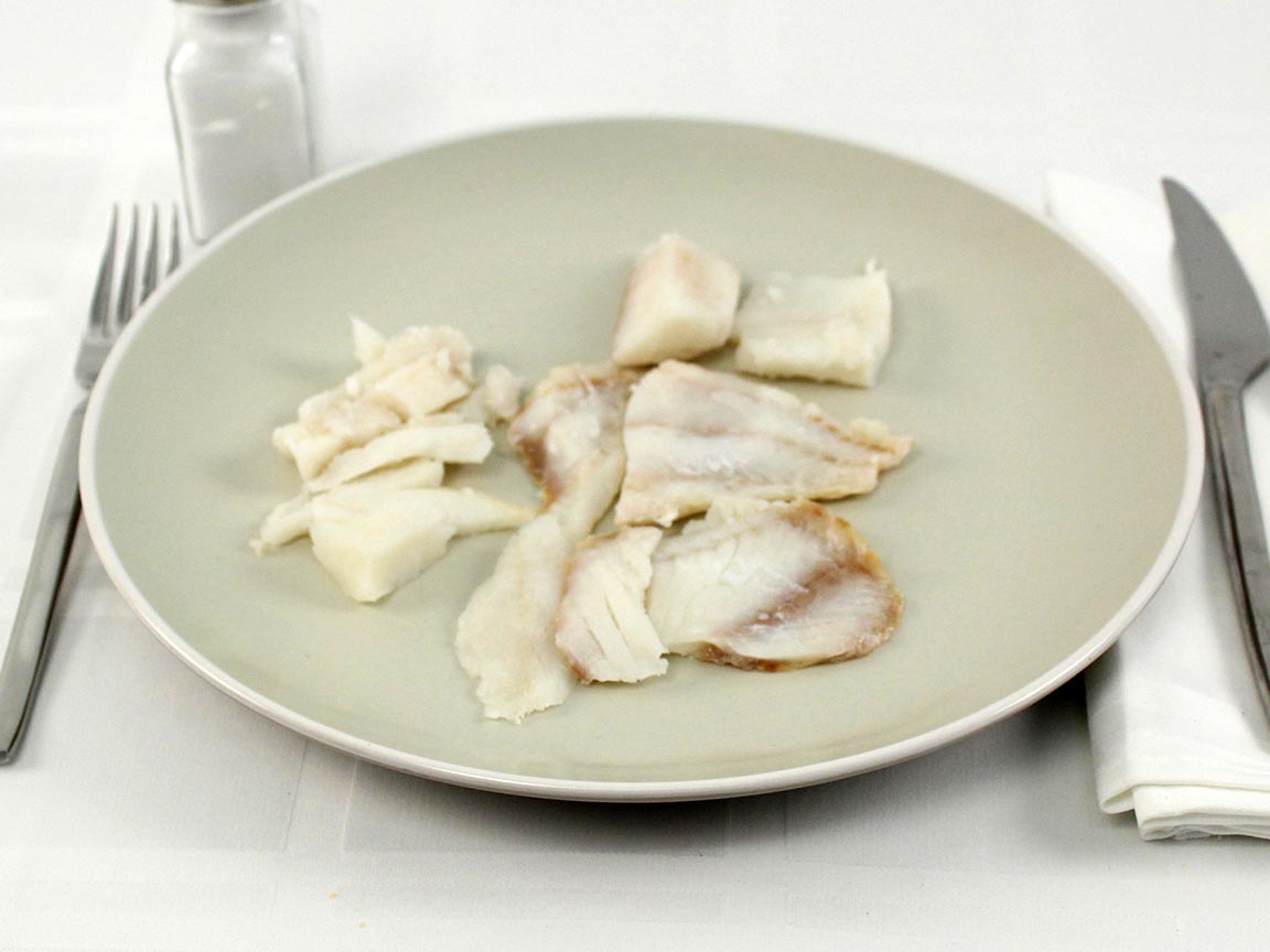 Calories in 113 grams of Cod Fish Steamed No Fat Added