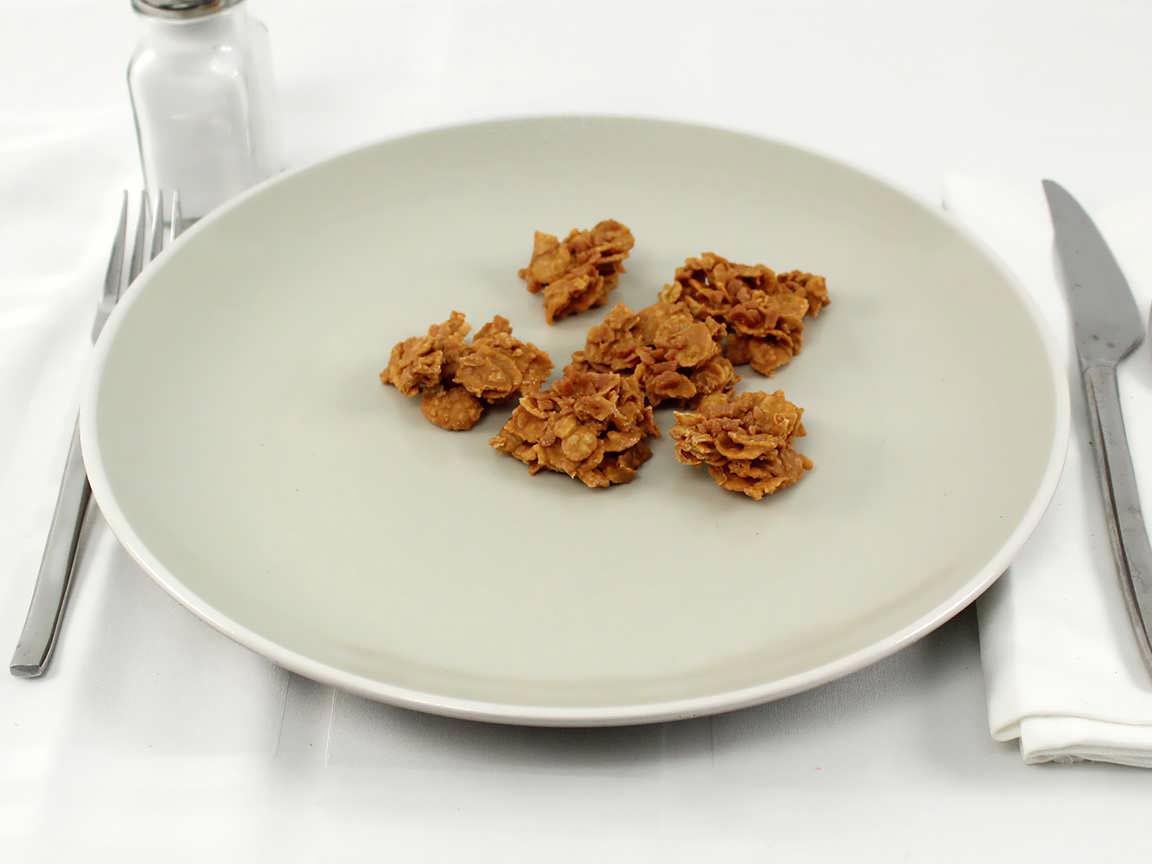 Calories in 42 grams of Cookie Cluster Sea Salt Caramel