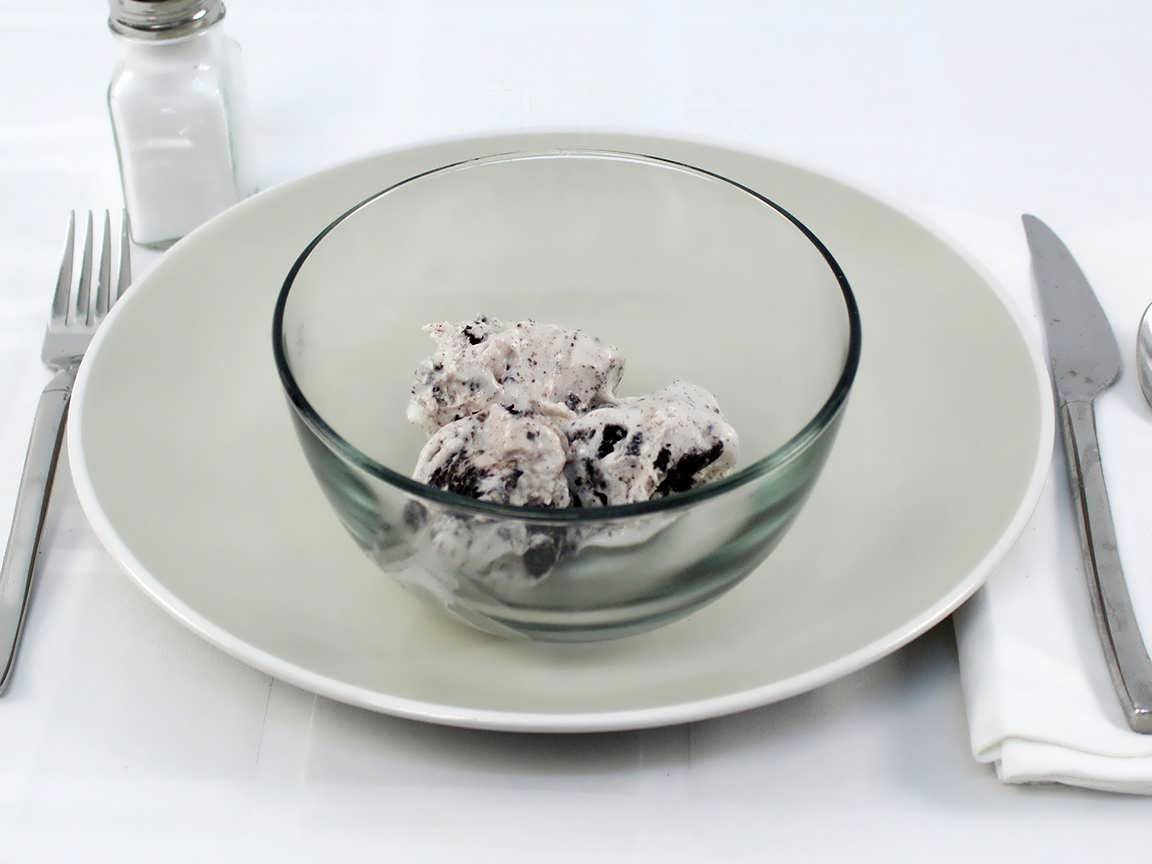 Calories in 120 grams of Oreo Cookies & Cream Ice Cream