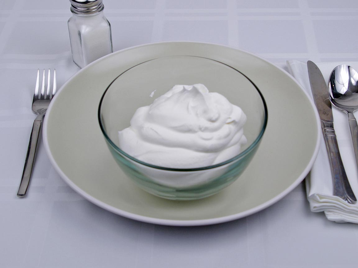 Calories in 2 cup(s) of Whipped Topping - Cool Whip - Lite
