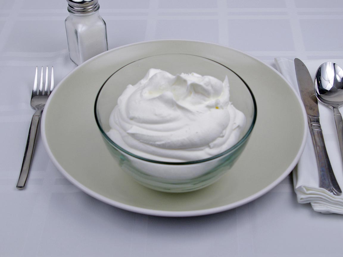 Calories in 3 cup of Whipped Topping - Cool Whip - Free