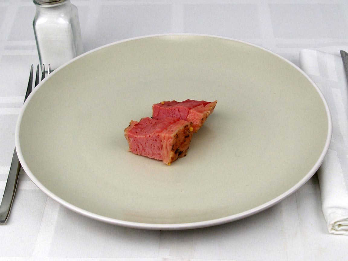 Calories in 56 grams of Corned Beef - Deli Sliced