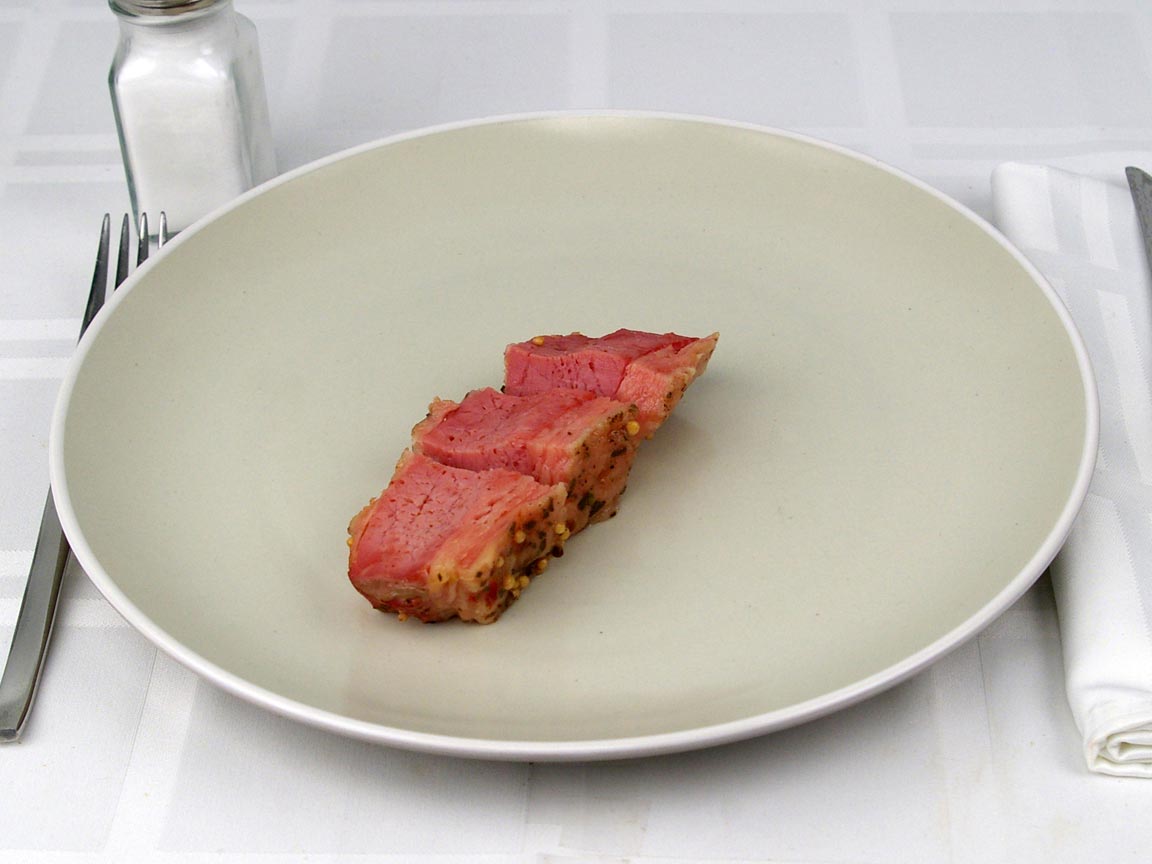 Calories in 85 grams of Corned Beef - Deli Sliced