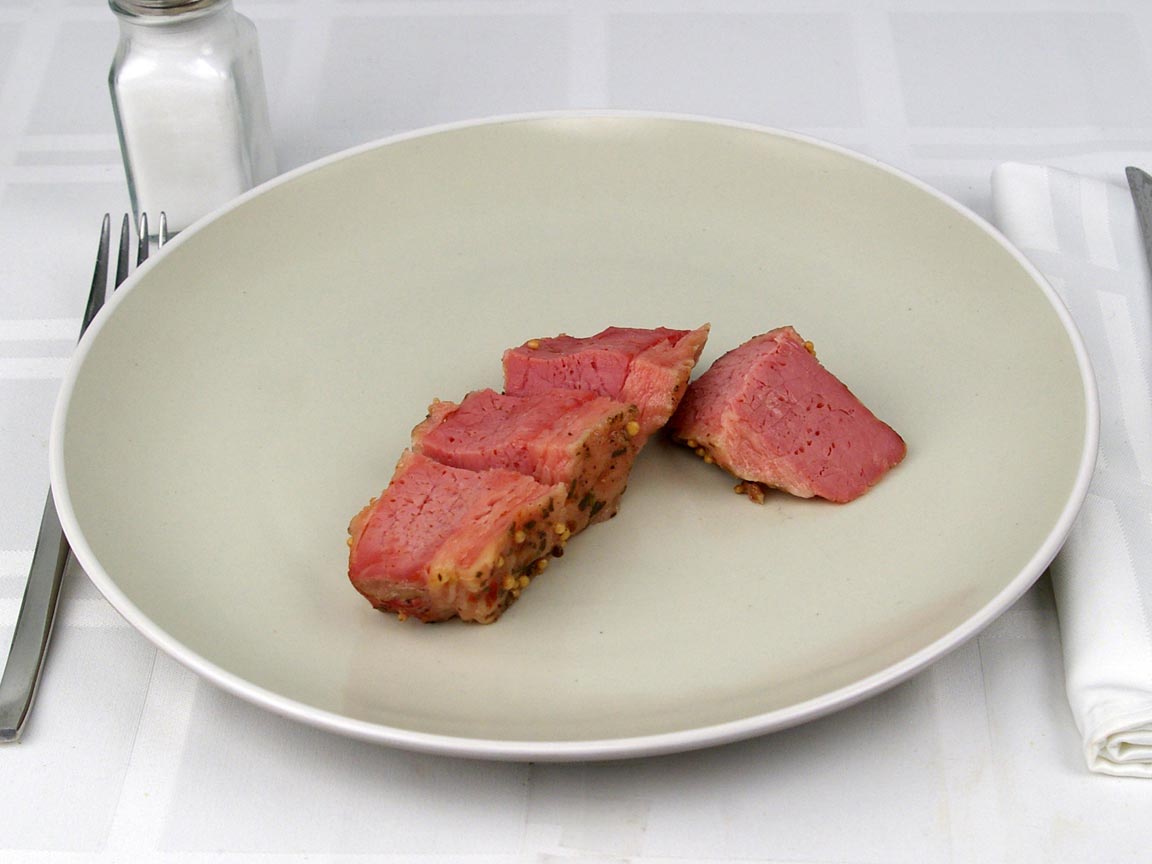 Calories in 113 grams of Corned Beef - Deli Sliced