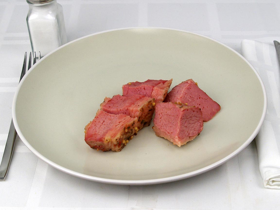 Calories in 141 grams of Corned Beef - Deli Sliced