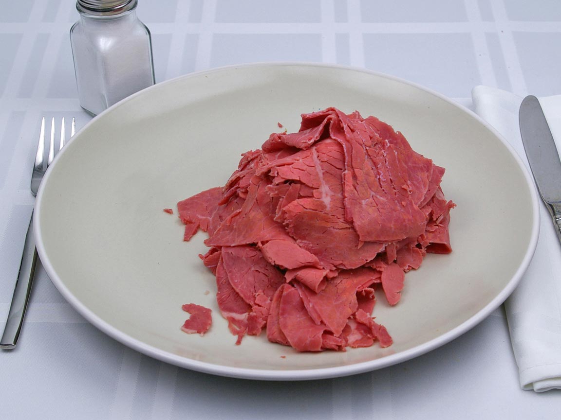 Calories in 226 grams of Corned Beef - Deli Sliced